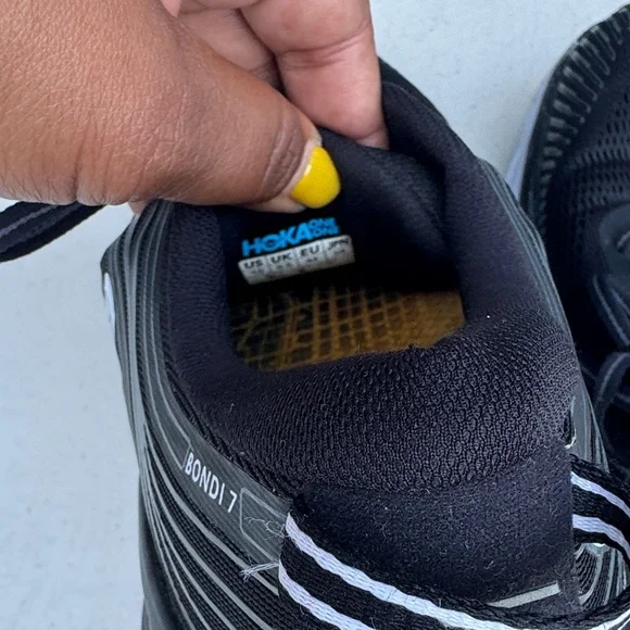 Hokq one one Black Athletic Running Shoes - Picture 7 of 7